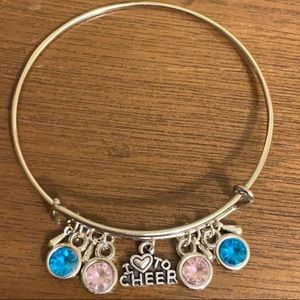Handmade Cheer Charm Bracelet